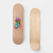 Skateboard Graffiti de musique colorée (Recto)
