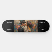 Skateboard Graffiti de Personnaliser en couple Patinage urbai (Horz)