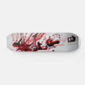 Skateboard Graffiti de rouge de Schu (Horz)