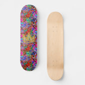 Skateboard Graffiti de rue avec couronne (Recto)