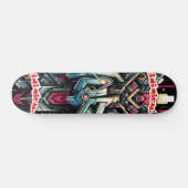 Skateboard Graffiti de style sauvage inimical Abstrait (Horz)
