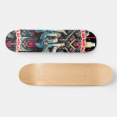 Skateboard Graffiti de style sauvage inimical Abstrait (Horz)