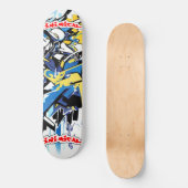 Skateboard Graffiti de style sauvage inimical Abstrait (Recto)