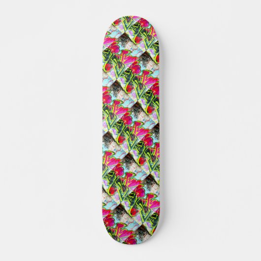 Skateboard graffiti design motif (Devant)