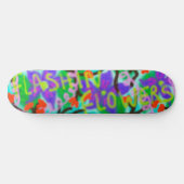 Skateboard Graffiti flashin' Flowers (Horz)