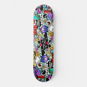 Skateboard Graffiti Fruits et Légumes