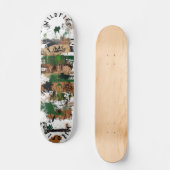 Skateboard Graffiti inspiré de la nature avec ton Abstrait te (Recto)
