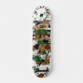 Skateboard Graffiti inspiré de la nature avec ton Abstrait te (Devant)