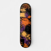 Skateboard Graffiti inspirés d'Halloween avec Motifs de Sunbu (Devant)