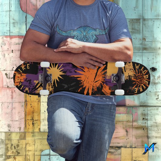 Skateboard Graffiti inspirés d'Halloween avec Motifs de Sunbu