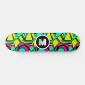 Skateboard Graffiti moderne Paint Splash Nom du monogramme pe (Horz)