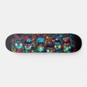 Skateboard Graffiti monstres designs (Horz)