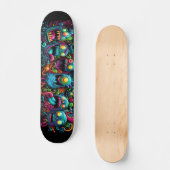 Skateboard Graffiti monstres designs (Recto)