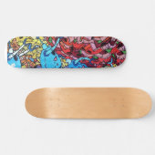 Skateboard Graffiti murale peinture murale (Horz)