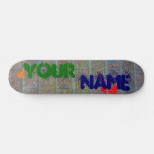 Skateboard Graffiti personnalisable (Horz)
