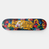 Skateboard Graffiti personnalisé Orange Tiger (Horz)