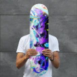 Skateboard Graffiti rue avec nom<br><div class="desc">Faites de ce Cool Graffiti Skateboard avec Nom votre propre en ajoutant votre texte. Pour accéder aux outils de montage avancés, allez à "Personnaliser ce modèle" et cliquez sur "Détails", faites défiler et appuyez sur le lien "cliquer pour customiser plus loin". Idéal pour toutes les occasions comme l'anniversaire ou Graduation,...</div>