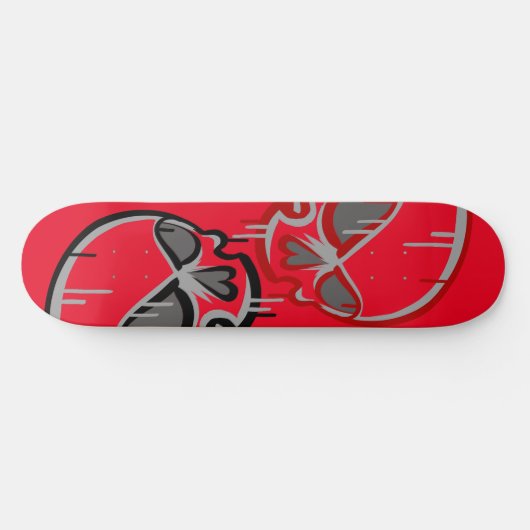 Skateboard Graffiti Skuls (Horz)