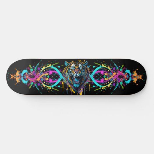 Skateboard Graffiti Tiger (Horz)
