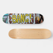 Skateboard Graffiti urbain moderne coloré (Horz)