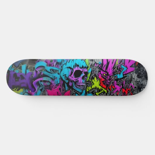 Skateboard Graffiti Wildstyle 7 (Horz)