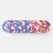 Skateboard Grafitti Purple (Horz)