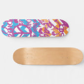Skateboard Grafitti Purple (Horz)