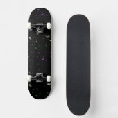 Skateboard Graines de Dandelion tombées Genderqueer Pride (Recto)