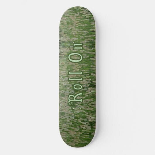 Skateboard Graines vertes (Recto)