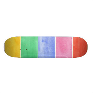 Skateboard grand arrière - plan d'aquarelle - peintures 4