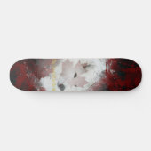 Skateboard grand bêta du nord blanc (Horz)