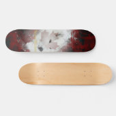 Skateboard grand bêta du nord blanc (Horz)