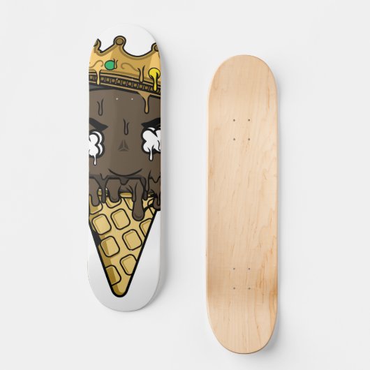 Skateboard GRAND cône de glace (Recto)