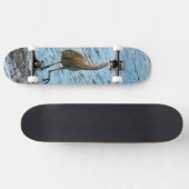 Skateboard Grand héron bleu (Horz)