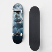 SKATEBOARD GRAND REQUIN BLANC (Recto)