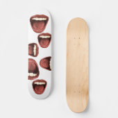 Skateboard grandes bouches (Recto)