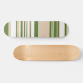 Skateboard Grandes complexes - Blanc, Sable et Vert Palme (Horz)