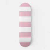 Skateboard Grandes Pink, Grandes Blances, Motif Gratté (Recto)