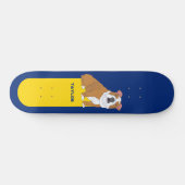 Skateboard Graphique Bulldog Anglais personnalisé (Horz)