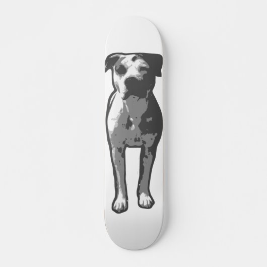 Skateboard Graphique d'à l'os de pitbull (Devant)