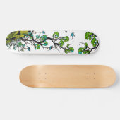 Skateboard Graphique de scène de la nature chinoise tradition (Horz)