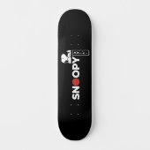 Skateboard Graphique de typographie japonaise Snoopy (Recto)