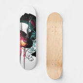 Skateboard Graphique frais de musique avec la guitare (Recto)