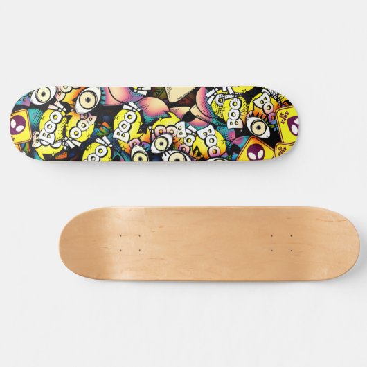 Skateboard Graphiques rétros (Horz)