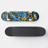 Skateboard Graphisme de rue monstre électrique sans limites (Horz)