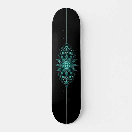 Skateboard Graphisme Motif intense Mystic Blue Glow (Devant)