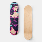 Skateboard Graphisme Pinup Pop (Recto)
