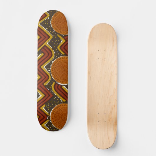 Skateboard Gras Afrique (Recto)