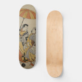 Skateboard Gravure sur bois japonaise #2 (Recto)