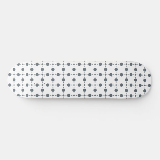 Skateboard Gray Polka Dots, Polka Dot Pattern, Dots (Horz)